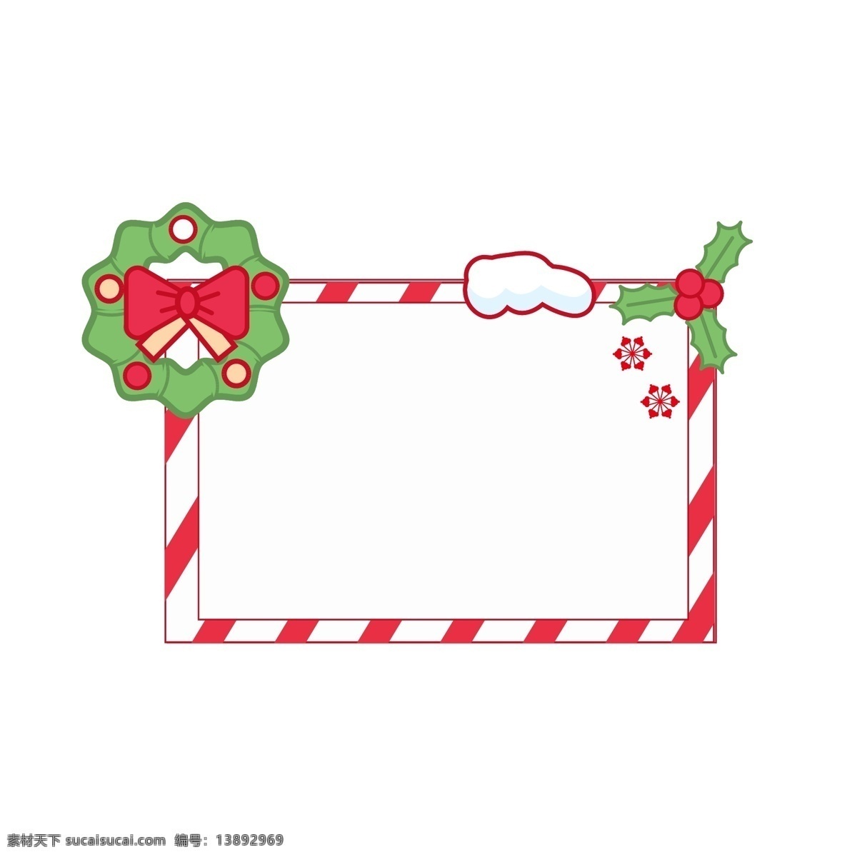 圣诞 边框 卡通 雪人 糖果 相框 矢量 商用 元素 圣诞边框 花环