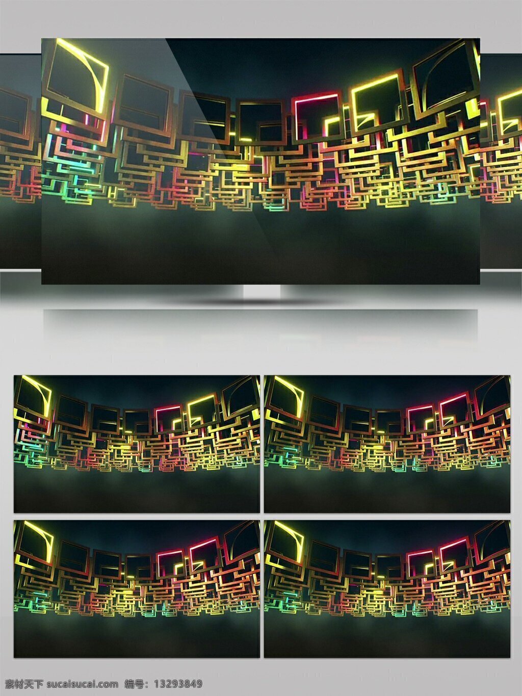 方块 几何 边框 高清 视频 动态视频素材 高清视频素材 视频素材 组合