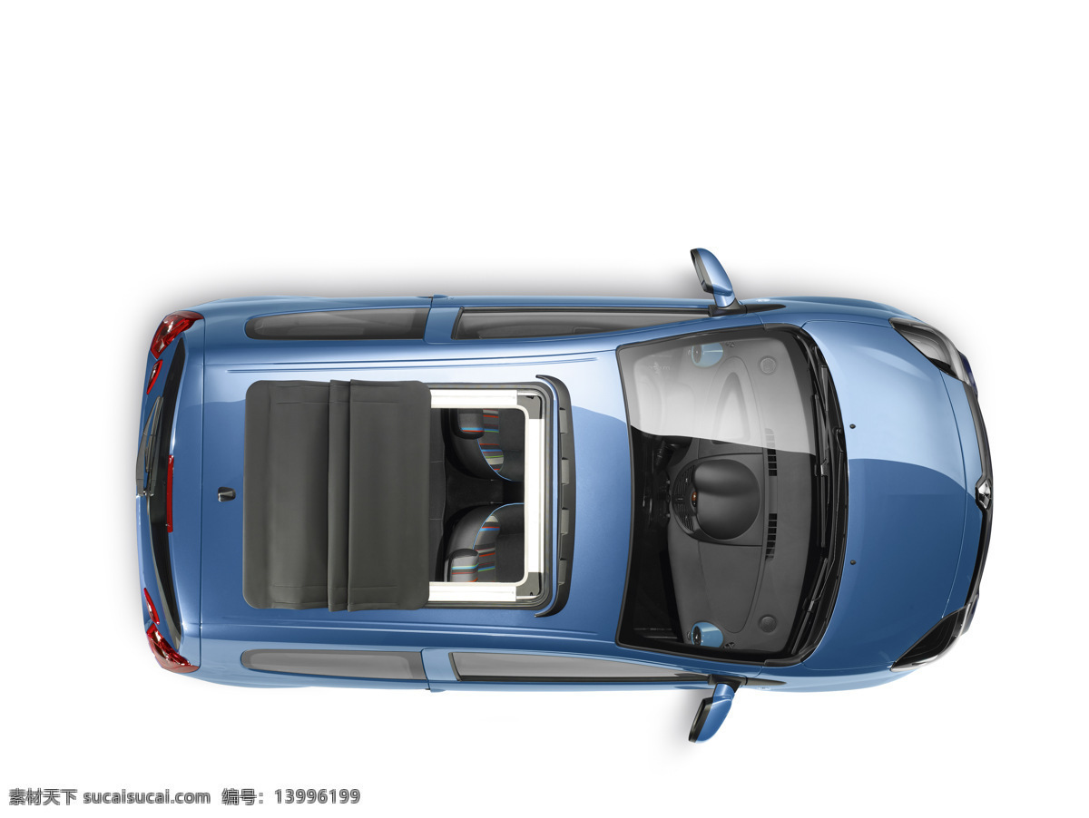 蓝色 轿车 俯视图 跑车 汽车 工业生产 小车 交通工具 汽车图片 现代科技