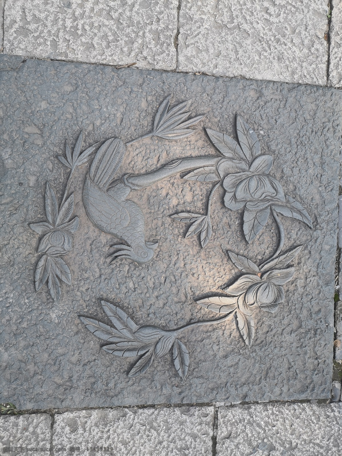 西湖石板雕刻 杭州 西湖 石板 雕刻 旅游 图案 旅游摄影 国内旅游