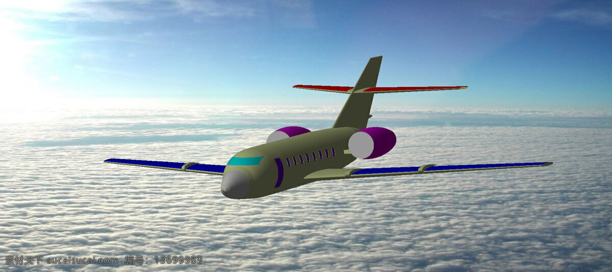 达索 猎鹰 航空航天 3d模型素材 建筑模型