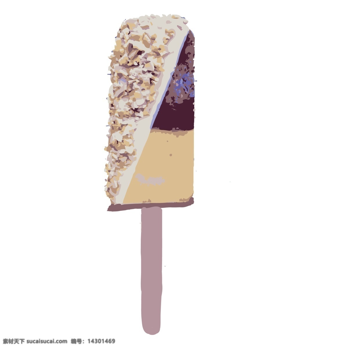 巧克力 麦穗 夹心 冰棒 卡通夹心冰棒 卡通 冰淇淋 冰箱 夏天 吃 老 夹心冰棒