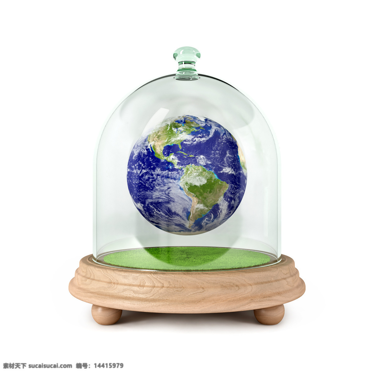 玻璃罩 中 地球 保护地球 创意图片 高清图片 环保 明