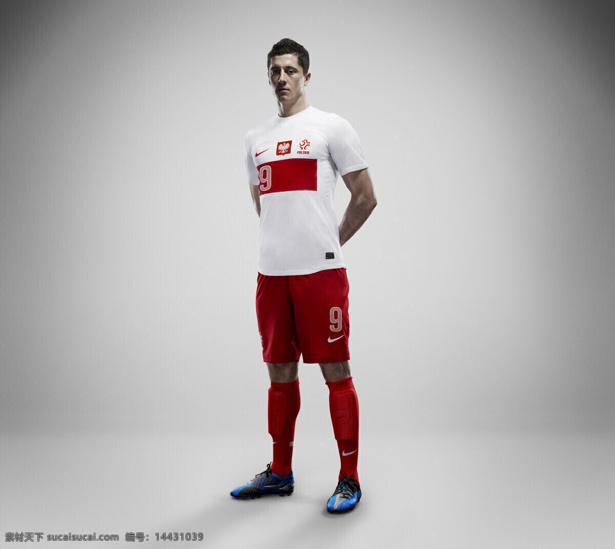 nike 足球 系列 广告宣传 平面 平面广告 波兰国家队 球星 职业人物 人物图库
