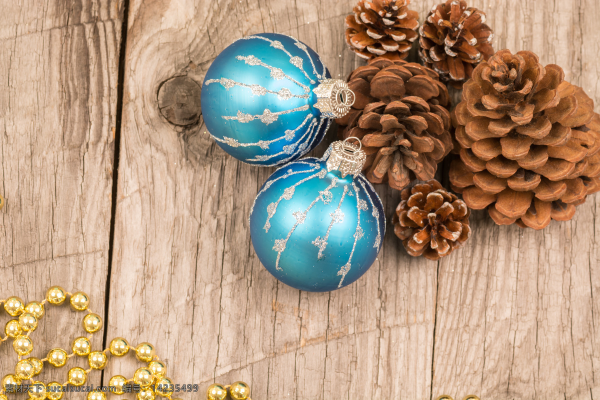 松塔 装饰品 圣诞树 圣诞节 彩球 节日庆典 生活百科