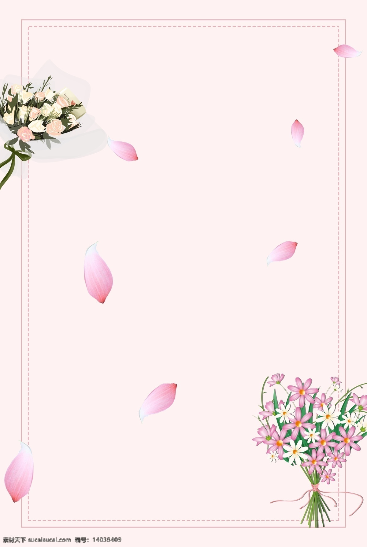 花瓣 构成 h5 图 背景 花 玫瑰 粉色