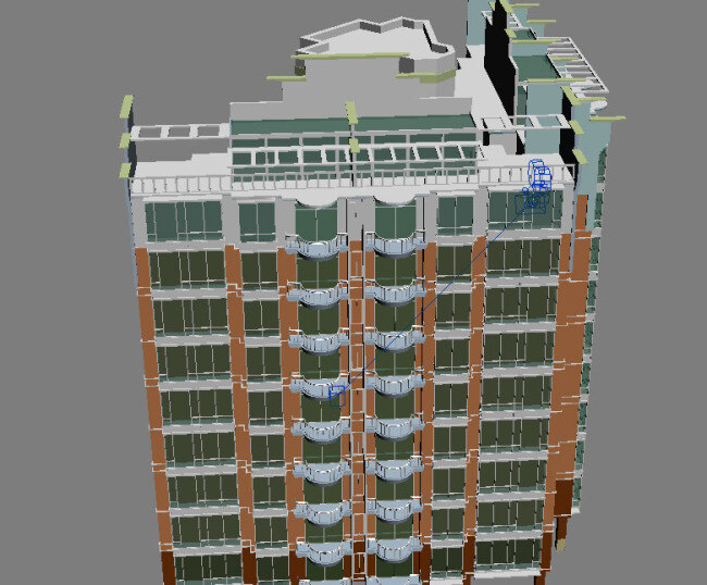 精致 建筑模型 特色建筑设计 3d建筑素材 3d模型素材