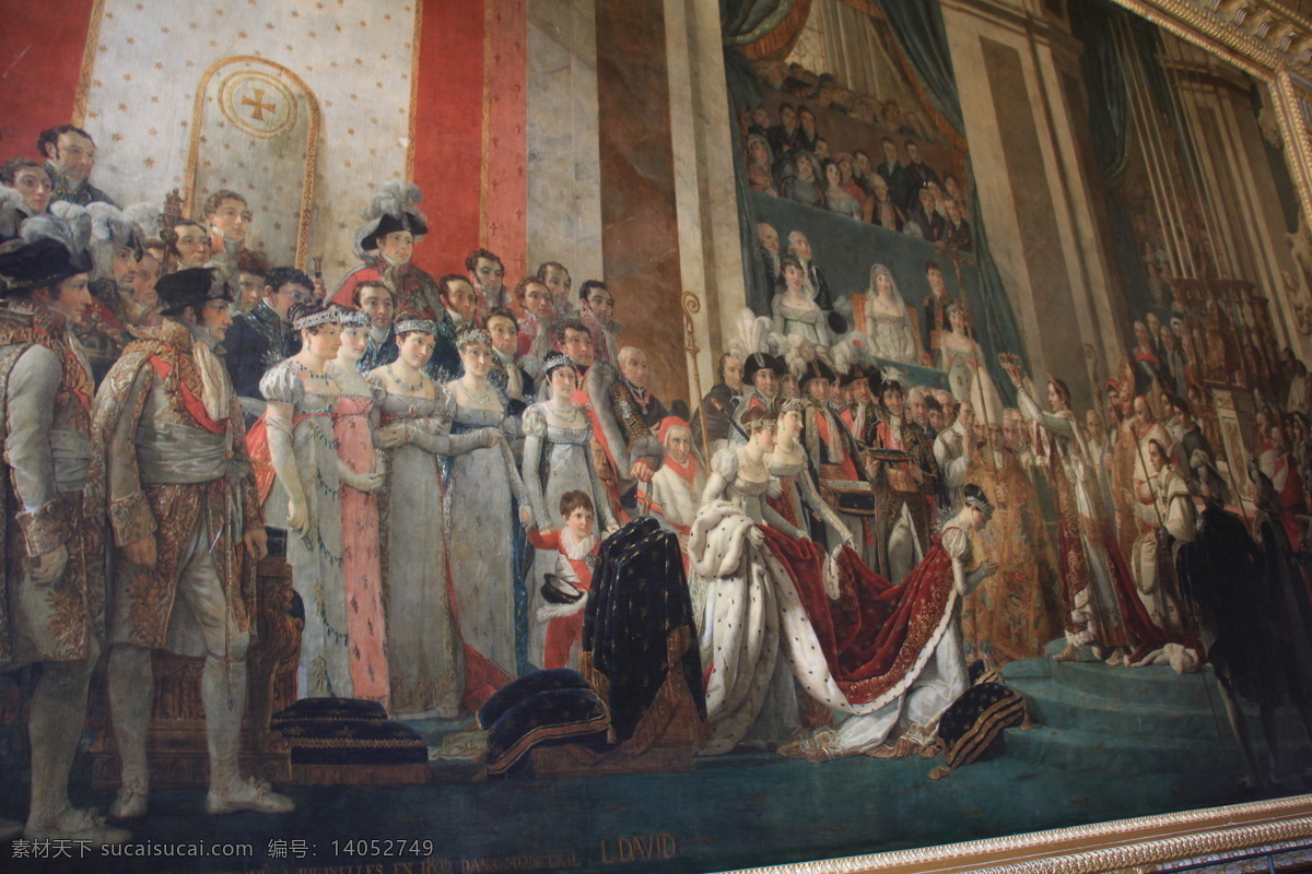 拿破仑的加冕 法国 凡尔塞宫 拿破伦 画 风景 国外旅游 旅游摄影