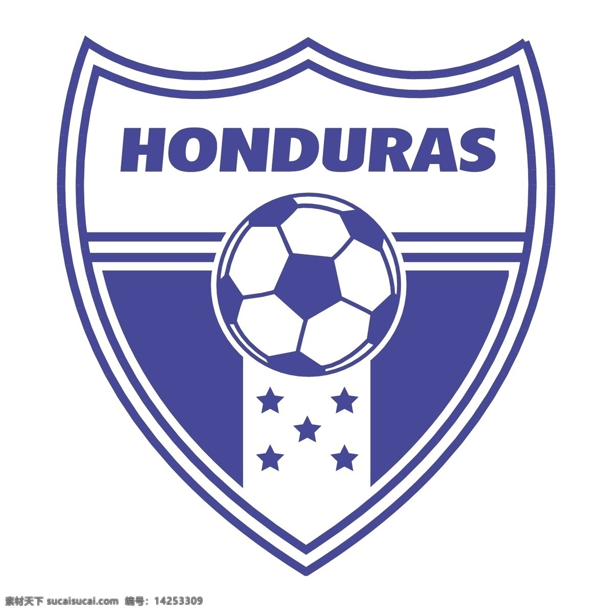 洪都拉斯 足球 协会 自由 标志 标识 psd源文件 logo设计