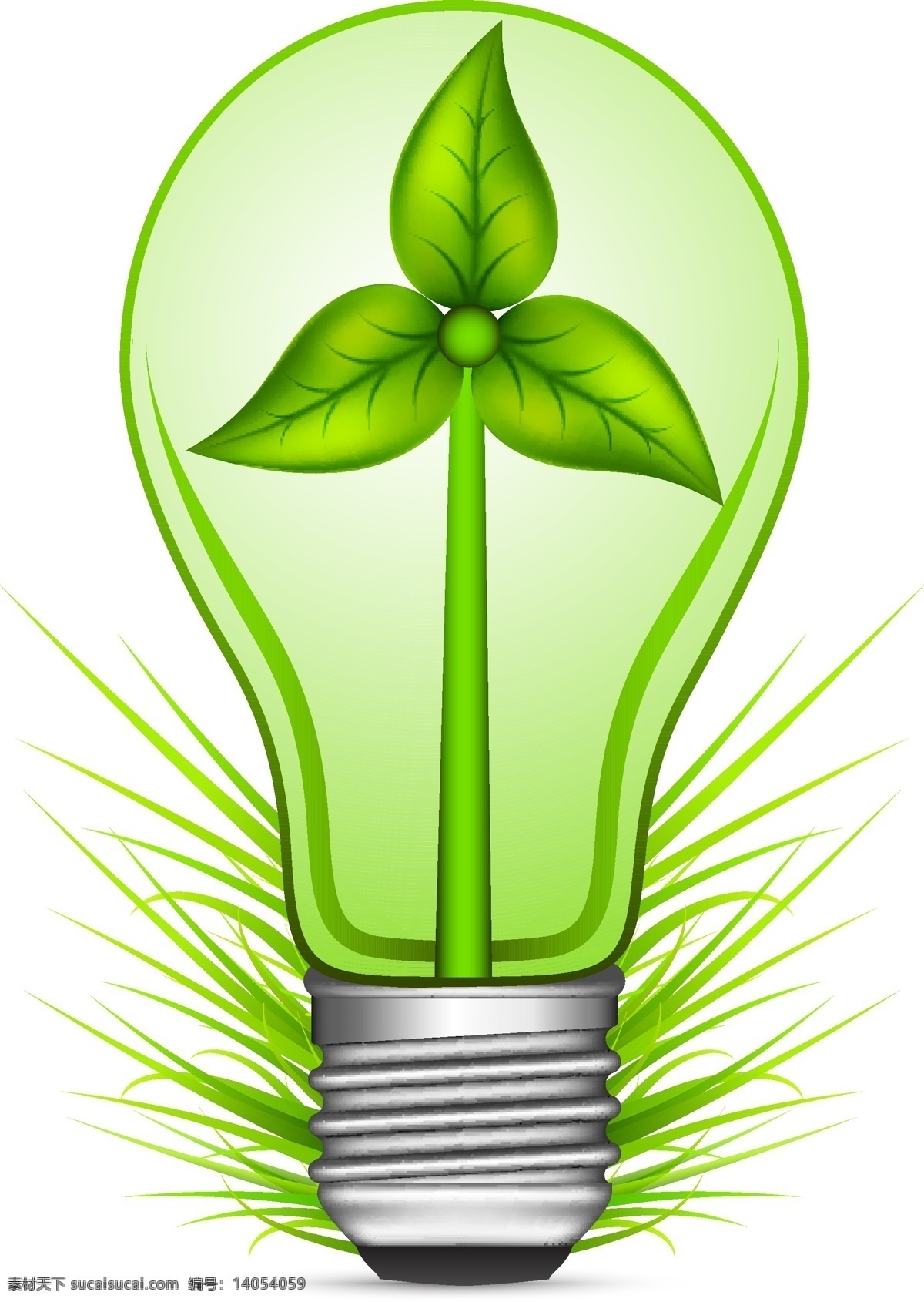 生态地球 绿叶 绿色 节能 能源 环保 水珠 电灯 eco 生态 手绘 时尚 背景 矢量
