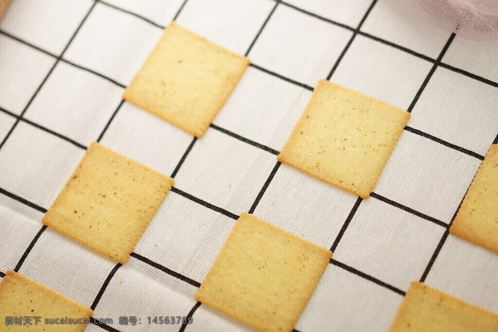 方形薄脆饼干 摆拍 休闲食品 饼干