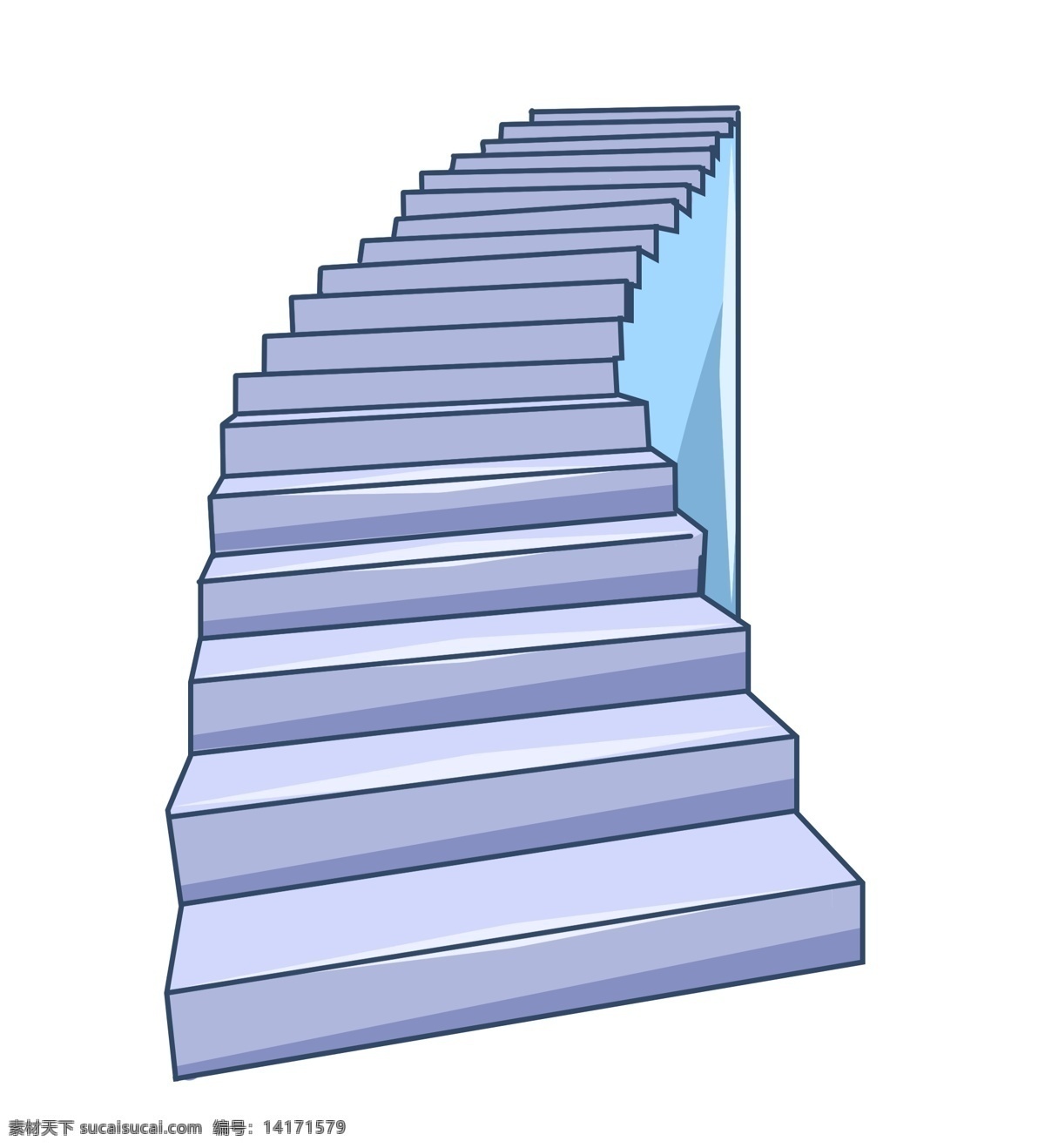 天桥 楼梯 装饰 插画 天桥楼梯 紫色的楼梯 漂亮的楼梯 创意楼梯 立体楼梯 精美楼梯 卡通楼梯
