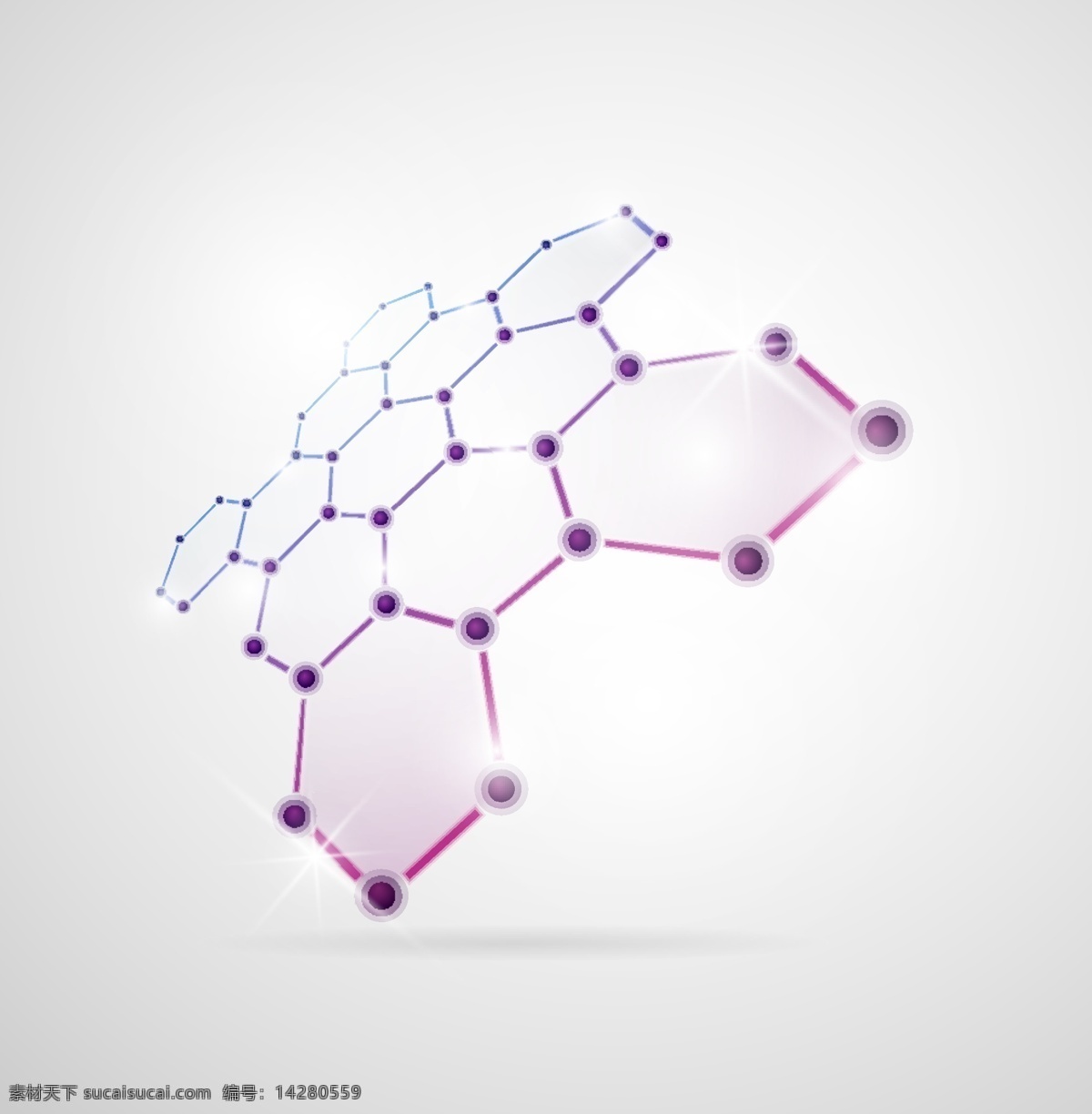 分子结构图 分子 结构图 医疗 生活百科 矢量素材 白色