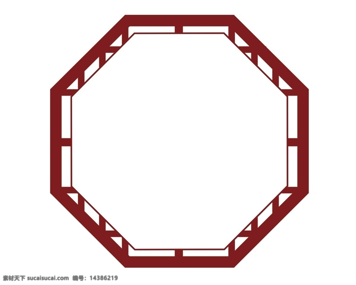 八边形框 八边形 边框 浮雕 中国风 复古 底纹边框 边框相框