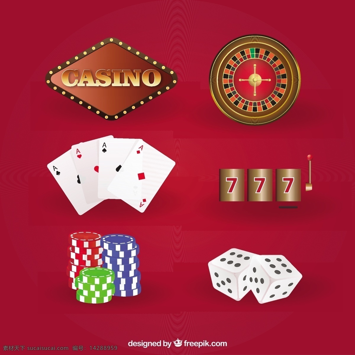 赌场 游戏 图标 矢量 游戏图标 矢量素材