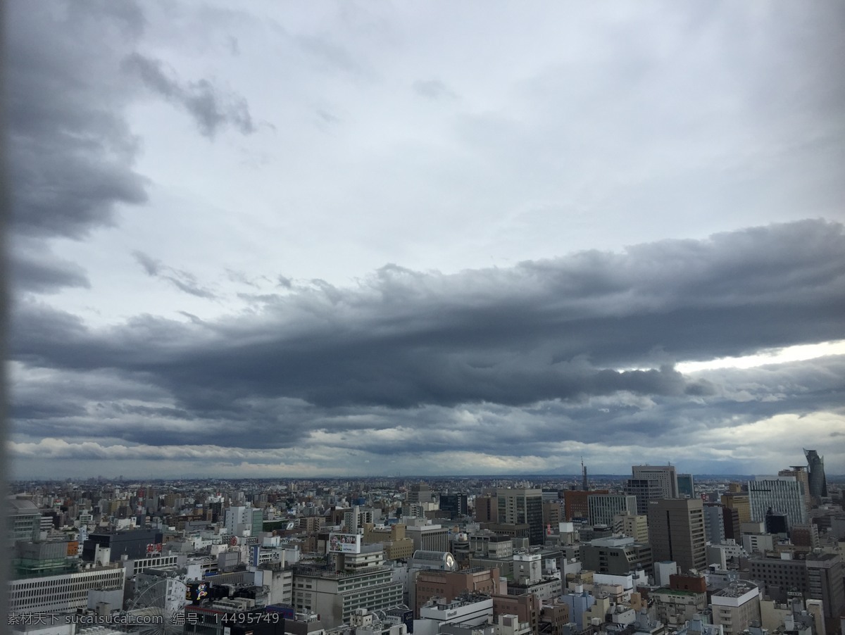 俯瞰名古屋 天空 城市 云层 建筑 鸟瞰 旅游摄影 国外旅游 灰色